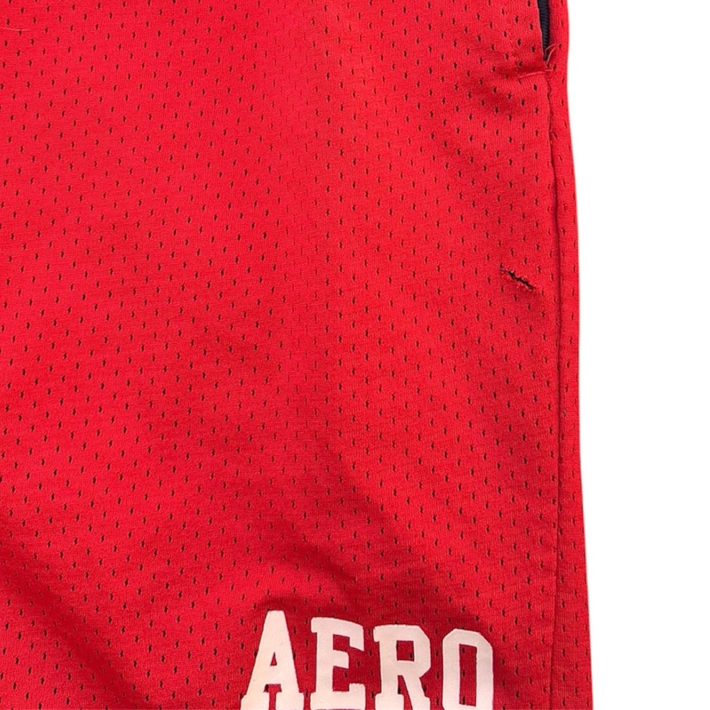 Aeropostale Men's Red Mesh Athletic Shorts with Drawstring Size XL 2016 - Picture 6 of 6